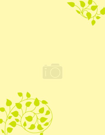 Photo for Beautiful decorative abstract background with floral elements - Royalty Free Image