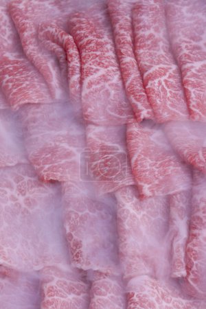 Photo for Abstract pink background with texture of meat - Royalty Free Image