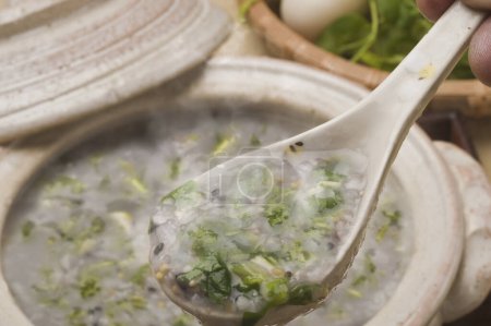  image de la nourriture traditionnelle japonaise, Nanakusa porridge