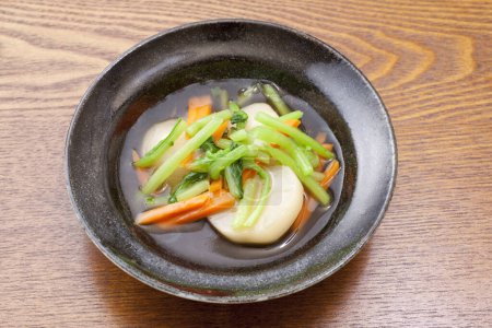 Téléchargez les photos : Soupe coréenne de légumes, kimchi - en image libre de droit