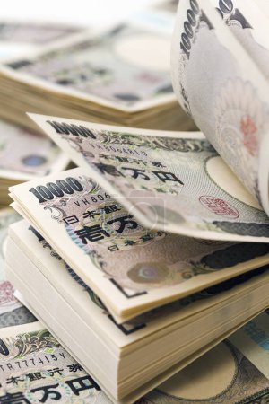 Foto de Yen japonés dinero, fondo de moneda japonesa - Imagen libre de derechos