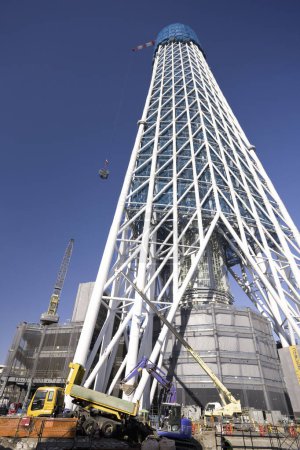 Foto de Tokyo Skytree es una torre de radiodifusión y la estructura más alta de Japón - Imagen libre de derechos