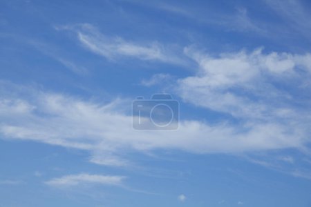 Photo for Beautiful blue sky with clouds background - Royalty Free Image