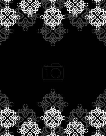 Téléchargez les photos : Abstrait fond noir et blanc décoratif - en image libre de droit