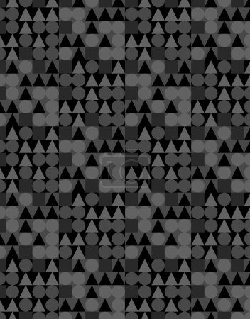 Téléchargez les photos : Motif géométrique noir et blanc avec triangles - en image libre de droit