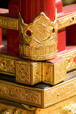 Photo for Close up view of of japanese Sedan Chair Decoration - Royalty Free Image