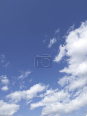 Photo for Beautiful white clouds in the blue sky - Royalty Free Image