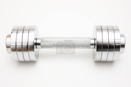 Photo for Dumbbell on a white background. - Royalty Free Image
