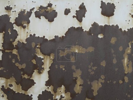 Foto de Fondo de la pared oxidada. textura de metal viejo con óxido. - Imagen libre de derechos