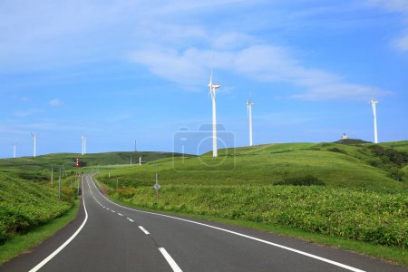 Photo for Wind turbines in the countryside - Royalty Free Image