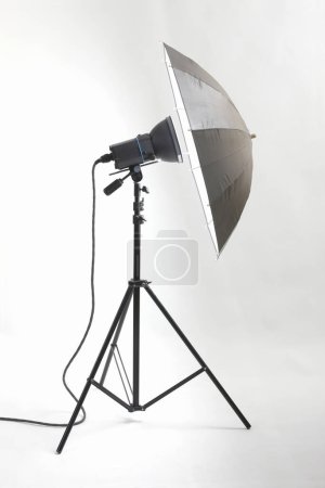 Photo for Professional photo studio with lighting equipment - Royalty Free Image