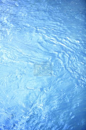Photo for Blue water texture with rippled pattern - Royalty Free Image