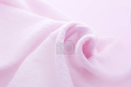 Photo for Pink towel fabric texture background - Royalty Free Image