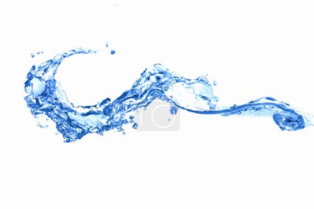Photo for Splash of water on white background - Royalty Free Image
