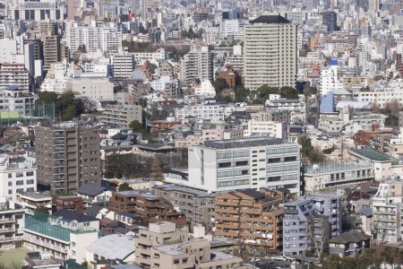 Foto de Vista aérea de la ciudad de tokyo durante el día, Japón - Imagen libre de derechos
