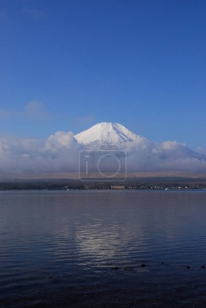 Photo for Beautiful mountain Fuji and lake in Japan - Royalty Free Image