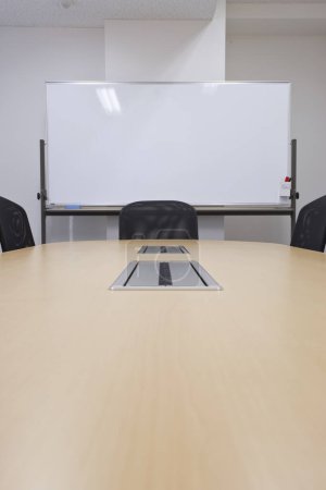 Photo for Blank white board in office interior - Royalty Free Image
