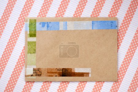 Photo for Blank envelope isolated on  background - Royalty Free Image