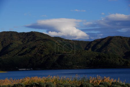 Photo for Beautiful landscape with lake and mountains - Royalty Free Image