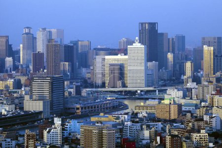 Photo for View of the Tokyo cityscape at morning, Japan - Royalty Free Image