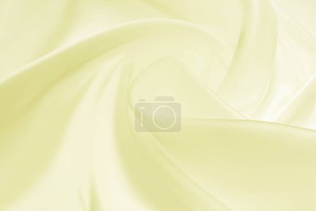 Foto de Abstracto tela de satén amarillo textura fondo. - Imagen libre de derechos
