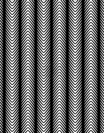 Photo for Seamless black and white geometric pattern - Royalty Free Image