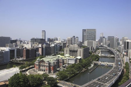 Foto de Hermosa vista moderna de la ciudad, fondo concepto urbano - Imagen libre de derechos