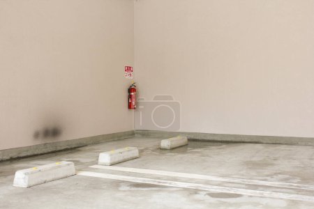 Photo for Fire extinguisher in the wall - Royalty Free Image