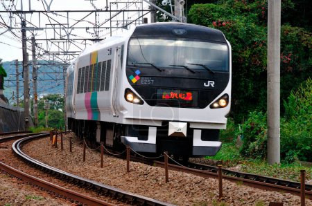 Foto de Tren japonés y tren de alta velocidad - Imagen libre de derechos