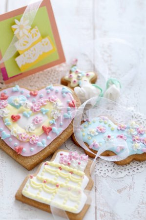 Téléchargez les photos : Biscuits au sucre glace - en image libre de droit