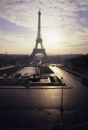 Foto de Torre Eiffel hermosa vista, París, Francia - Imagen libre de derechos