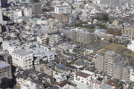 Photo for Aerial view of tokyo city at daytime, Japan - Royalty Free Image