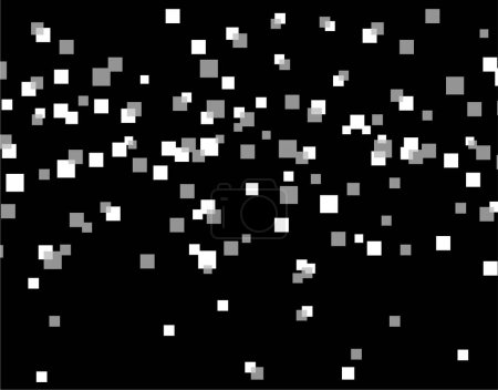 Foto de Plata abstracta y cuadrados blancos sobre negro - Imagen libre de derechos