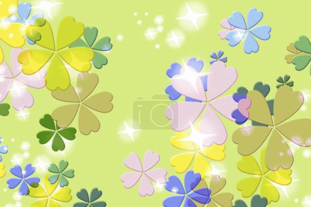 Téléchargez les photos : Motif avec ornement floral décoratif, illustration - en image libre de droit