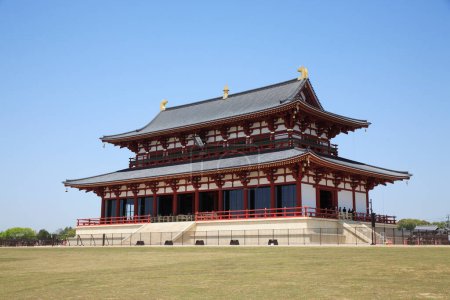 Téléchargez les photos : Belle vue sur Taikyokuden au château de Heijo - en image libre de droit