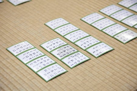 Foto de Foto de las tarjetas tradicionales japonesas, Karuta - Imagen libre de derechos