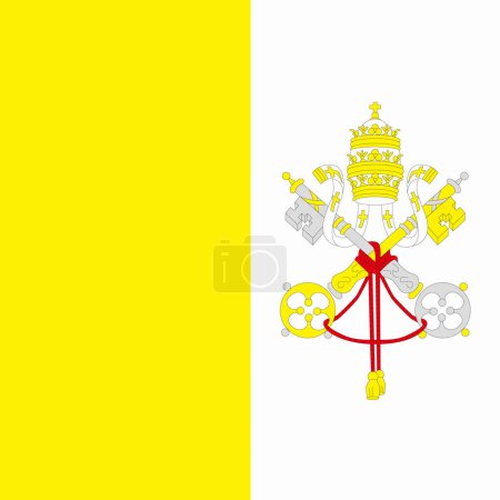 Téléchargez les photos : Drapeau national du Vatican - en image libre de droit