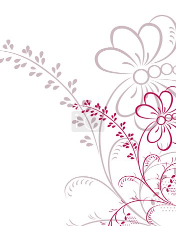Téléchargez les photos : Fond abstrait avec fleurs, texture florale - en image libre de droit
