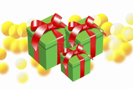 Téléchargez les photos : Fond de Noël coloré avec cadeaux - en image libre de droit