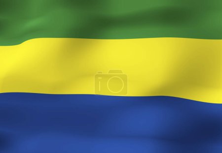 The National Flag Of Gabon 