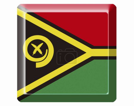 Foto de La bandera nacional de Vanuatu - Imagen libre de derechos