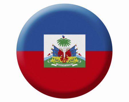 Foto de La bandera nacional de Haití - Imagen libre de derechos