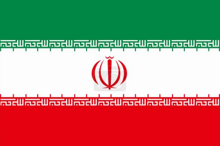 Photo for The National Flag Of Iran - Royalty Free Image