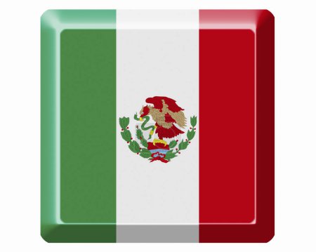 Foto de La Bandera Nacional de México - Imagen libre de derechos