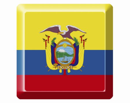 Téléchargez les photos : Le drapeau national de l'Équateur - en image libre de droit