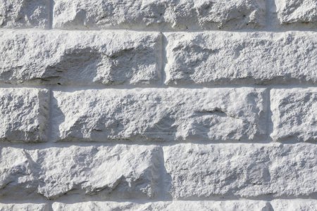 Foto de Textura de fondo de pared de ladrillo blanco - Imagen libre de derechos