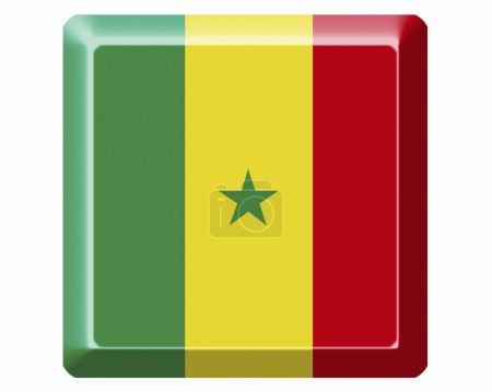 Photo for The National Flag Of Senegal - Royalty Free Image
