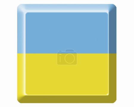 Foto de La bandera nacional de Ucrania - Imagen libre de derechos