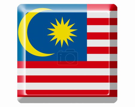 Foto de La bandera nacional de Malasia - Imagen libre de derechos