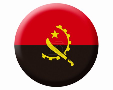 Photo for The National Flag Of Angola - Royalty Free Image